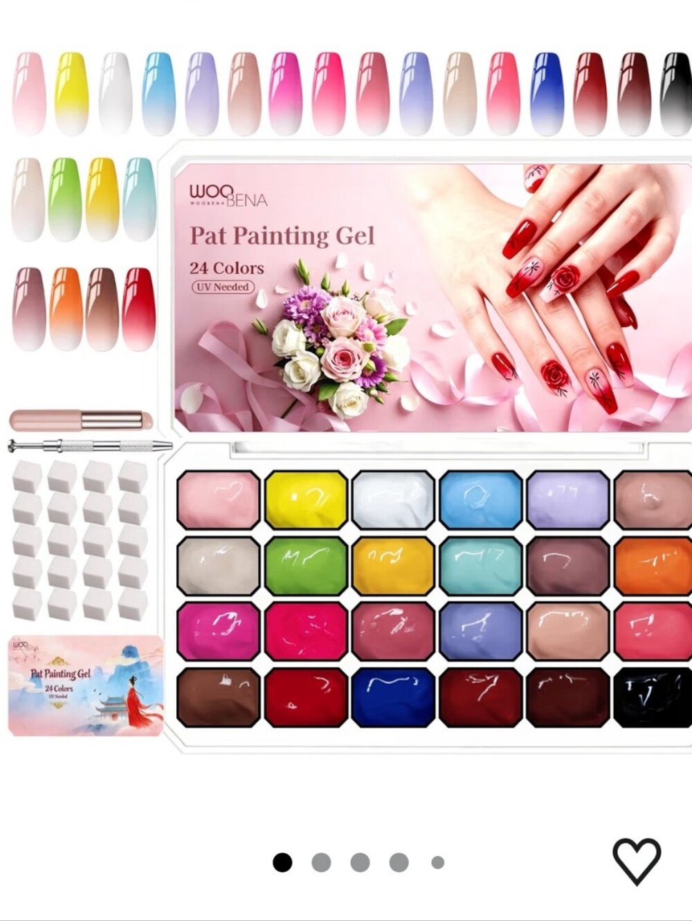 Patting Gel Polish Pallete Set – 24 Colors Gradient Patting Gel UV/LED Curing